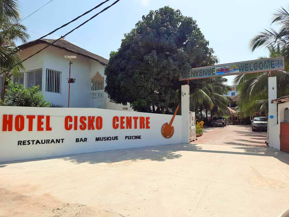 Entrée hôtel Cisko Centre Cap Skirring Sénégal