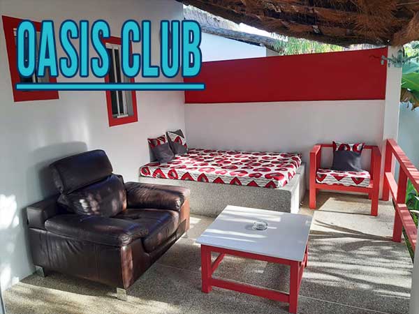 Hébergement de vacances dans résidence Oasis Club à Cap Skirring.