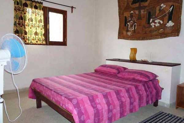 chambre à louer à l'année Cap Randoulène location moins cher à cap skirring sud du sénégal