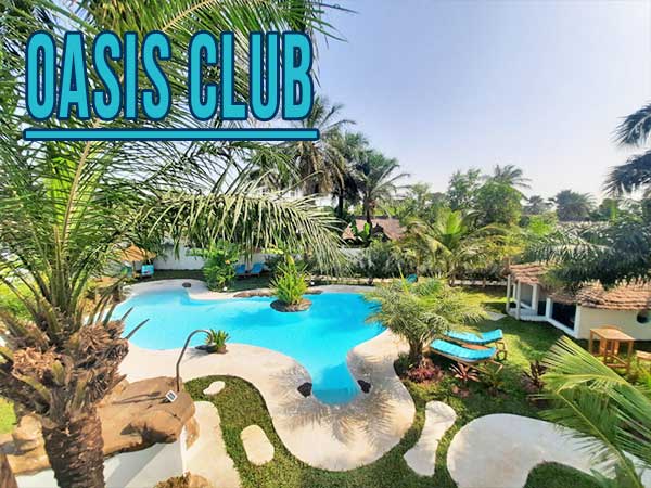 La piscine lagon de la résidence très originale et très agréable. Profitez en toute quiétude de votre séjour au Cap Skirring.