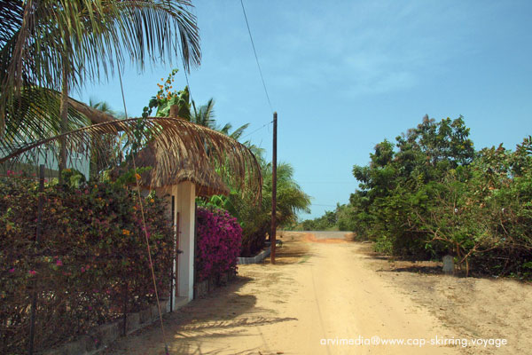a 2 km du village de Cap Skirring