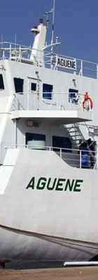 ferry diambone et aguene liaison maritime Dakar Cap Skirring en passant par Ziguinchor Sénégal