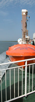 Bateau Dakar Ziguinchor liaison hebdomadaire