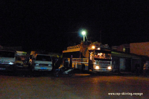 ligne régulière Dakar Cap Skirring départ 4 h du matin