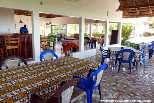 Restaurant No Stress Cap Randoulène campement Sénégal