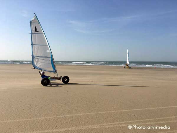 stage de char à voile organisé par Patrice Gauchy moniteur diplomé d'état