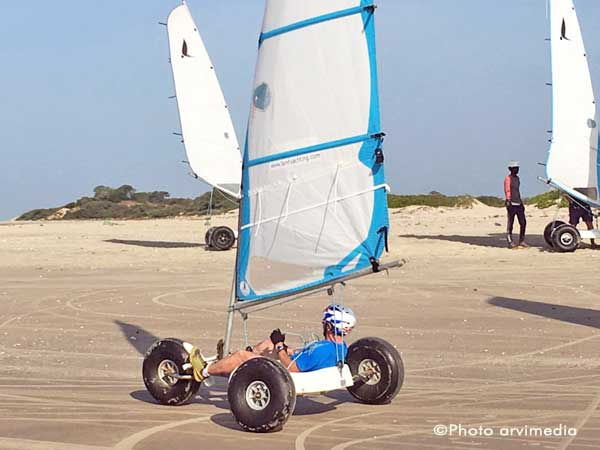 stage de char à voile organisé par Patrice Gauchy moniteur diplomé d'état