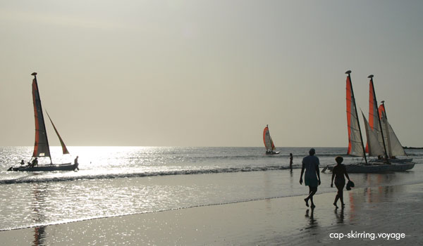 retour des catamarans du club med de cap skirring