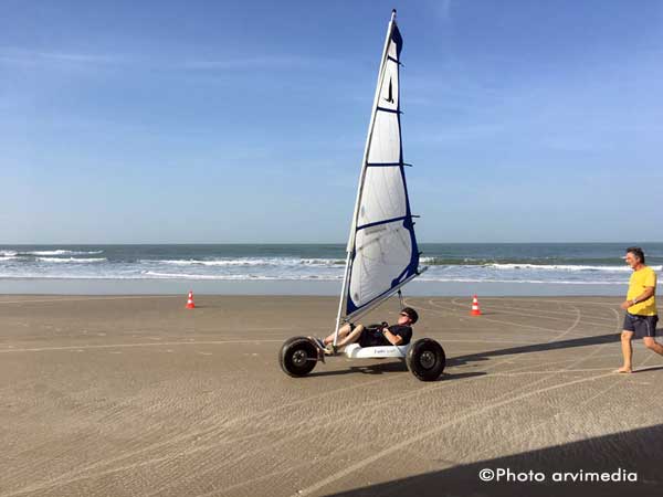 stage de char à voile organisé par Patrice Gauchy moniteur diplomé d'état