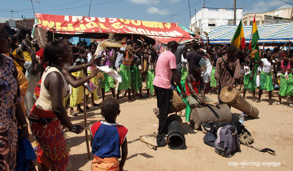 Fête traditionnelle Diola pour accueillir Youssou N'dour