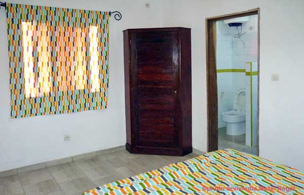 Location appartement dans Motel Régal à Cap Skirring, convient parfaitement pour couple  retraité cherchant confort tranquilité à prix modéré