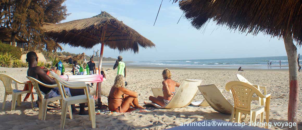 c'est au sud de la Casamance que se situe le Cap Skirring, un endroit idéal pour se reposer et profité du soleil et de la chaleur toute l'année