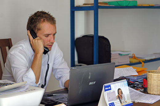 Igor Prouvost assureur conseil Allianz assurance à cap skirring dans le sud du Sénégal en Casamance région Ziguinchor Kabrousse