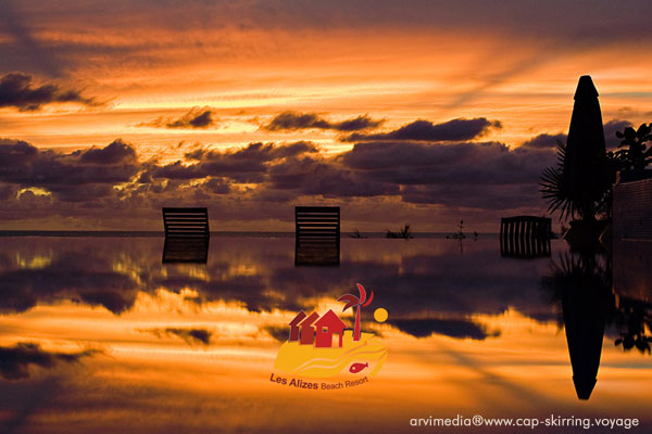 coucher de soleil en Afrique