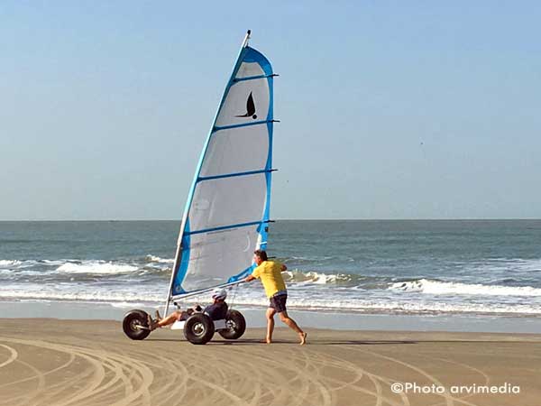 stage de char à voile organisé par Patrice Gauchy moniteur diplomé d'état