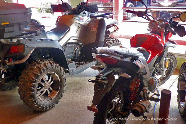 location de moto à cap skirring