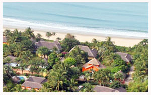 magnifique maison situé au bord de l'océan dans la région de casamance à cap skirring sud du sénégal