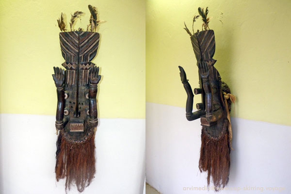 Masque facial de cérémonie - Grébo - Libéria / Côte d'Ivoire