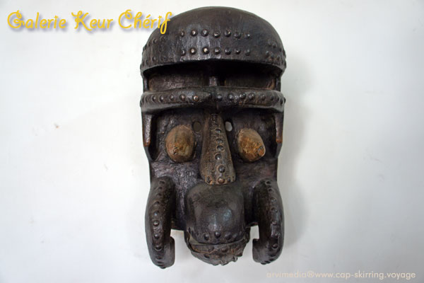 Masque guerrier Kran Côte d'Ivoire Younousse Aidara