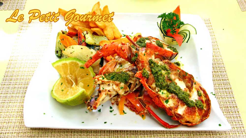 Restaurant à langoustes et poissons frais du jour - Cap Skirring spécialités de la mer garantie fraicheur poissons pêché sur place