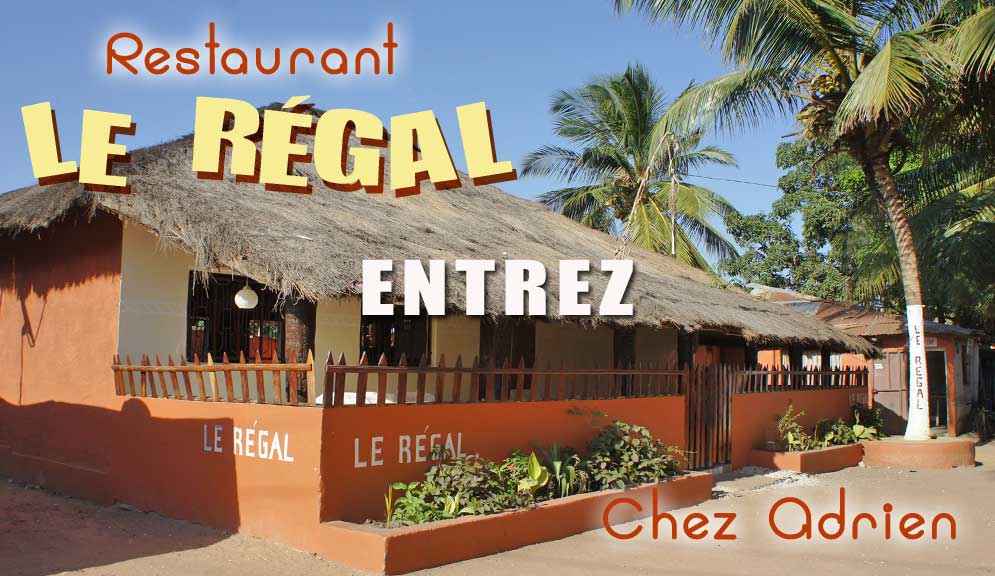 Restaurant pizzeria " Le Régal " chez Adrien, situé au centre du village de Cap Skirring, cuisine de qualité et décor chaleureux photo arvimedia
