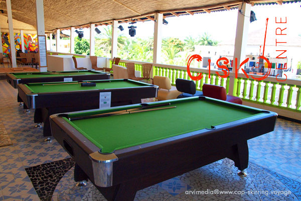 billard cap skirring salle de jeu de l'hôtel cisko