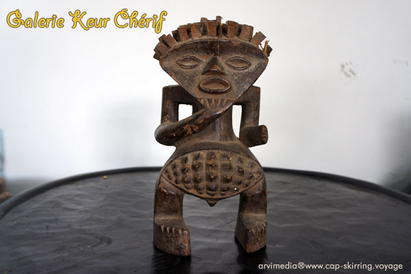 Statue Fon Cameroun Galerie Keur Chérif Cap Skirring