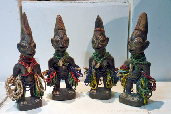 Statue Ibedji ou Ibeji Nigéria (Ibéji veut dire Jumeaux)