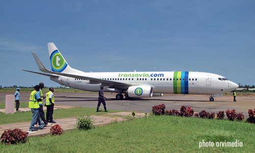 vol direct Paris Cap Skirring avec la compagnier Transavia Air France 2 vols par semaine en saison touristique